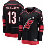 Maglia Hockey Donna Carolina Hurricanes Jesse Puljujarvi Home Breakaway Nero