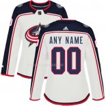 Maglia Hockey Donna Columbus Blue Jackets Personalizzate Bianco