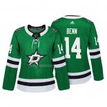 Maglia Hockey Donna Dallas Stars Jamie Benn Autentico Giocatore Verde