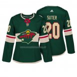 Maglia Hockey Donna Minnesota Wild Ryan Suter Autentico Giocatore Verde