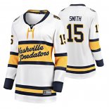 Maglia Hockey Donna Nashville Predators Craig Smith Breakaway Giocatore 2020 Winter Classic Bianco