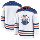 Maglia Hockey Edmonton Oilers Away Bianco