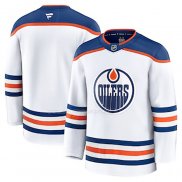 Maglia Hockey Edmonton Oilers Away Bianco