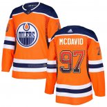 Maglia Hockey Edmonton Oilers Connor Mcdavid Drift Fashion Arancione