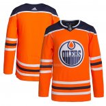 Maglia Hockey Edmonton Oilers Home Autentico Pro Arancione