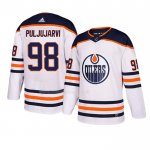 Maglia Hockey Edmonton Oilers Jesse Puljujarvi Away Bianco