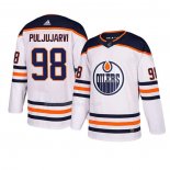 Maglia Hockey Edmonton Oilers Jesse Puljujarvi Away Bianco