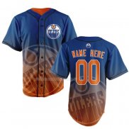Maglia Hockey Edmonton Oilers Personalizzate Arancione