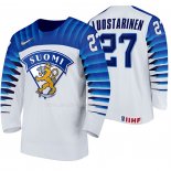 Maglia Hockey Finlandia Eetu Luostarinen Home 2020 Iihf World Championship Bianco