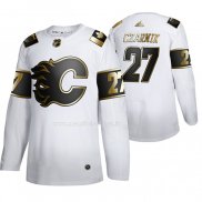 Maglia Hockey Golden Edition Calgary Flames Austin Czarnik Limited Bianco