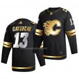 Maglia Hockey Golden Edition Calgary Flames Johnny Gaudreau Limited Autentico 2020-21 Nero