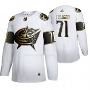 Maglia Hockey Golden Edition Columbus Blue Jackets Nick Foligno Autentico Bianco