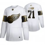 Maglia Hockey Golden Edition Detroit Red Wings Dylan Larkin Autentico Bianco