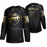Maglia Hockey Golden Edition Minnesota Wild Mats Zuccarello Autentico Nero