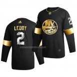 Maglia Hockey Golden Edition New York Islanders Nick Leddy Limited Autentico 2020-21 Nero