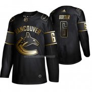 Maglia Hockey Golden Edition Vancouver Canucks Brock Boeser Autentico Nero