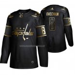 Maglia Hockey Golden Edition Washington Capitals Alexander Ovechkin Autentico Nero
