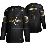 Maglia Hockey Golden Edition Washington Capitals Alexander Ovechkin Autentico Nero