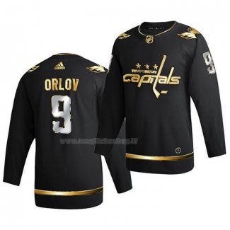 Maglia Hockey Golden Edition Washington Capitals Dmitry Orlov Limited Autentico 2020-21 Nero