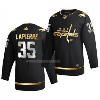 Maglia Hockey Golden Edition Washington Capitals Henrik Lundqvist Limited Autentico 2020-21 Nero