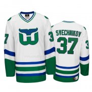 Maglia Hockey Hartford Whalers Andrei Svechnikov Heritage Throwback Bianco