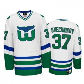 Maglia Hockey Hartford Whalers Andrei Svechnikov Heritage Throwback Bianco