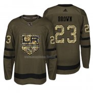 Maglia Hockey Los Angeles Kings Dustin Brown Salute To Service Verde Militare