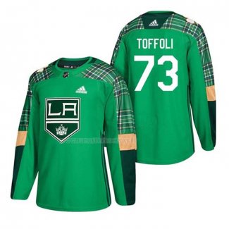 Maglia Hockey Los Angeles Kings Tyler Toffoli 2018 Dia de San Patricio Verde
