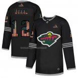 Maglia Hockey Minnesota Wild Eric Staal 2020 USA Flag Nero