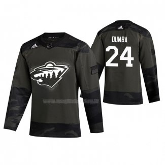 Maglia Hockey Minnesota Wild Matt Dumba 2019 Veterans Day Camuffamento