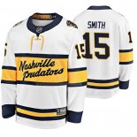 Maglia Hockey Nashville Predators Craig Smith Breakaway Giocatore 2020 Winter Classic Bianco