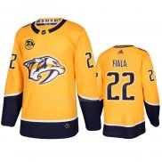 Maglia Hockey Nashville Predators Kevin Fiala Home Giallo