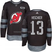 Maglia Hockey New Jersey Devils Hischer Nero