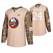 Maglia Hockey New York Islanders Scott Mayfield Veterans Day Camuffamento