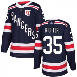 Maglia Hockey New York Rangers Mike Richter 2018 Winter Classic Blu