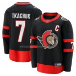 Maglia Hockey Ottawa Senators Brady Tkachuk Home Breakaway Nero