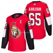 Maglia Hockey Ottawa Senators Erik Karlsson Autentico Home 2018 Rosso