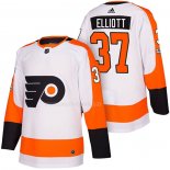 Maglia Hockey Philadelphia Flyers Brian Elliott Autentico Away 2018 Bianco