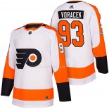 Maglia Hockey Philadelphia Flyers Jakub Voracek Autentico Away 2018 Bianco