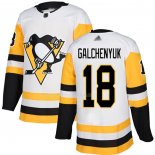 Maglia Hockey Pittsburgh Penguins Alex Galchenyuk Road Autentico Bianco