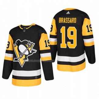 Maglia Hockey Pittsburgh Penguins Derick Brassard Home Autentico Giocatore Nero