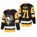 Maglia Hockey Pittsburgh Penguins Evgeni Malkin Home Autentico Giocatore Nero