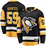 Maglia Hockey Pittsburgh Penguins Jake Guentzel Home Breakaway Nero