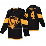 Maglia Hockey Pittsburgh Penguins Justin Schultz Autentico 2019 Stadium Series Nero