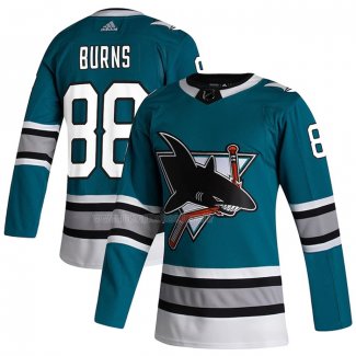 Maglia Hockey San Jose Sharks Brent Burns Autentico Verde