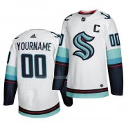 Maglia Hockey Seattle Kraken Personalizzate Primary Autentico Bianco