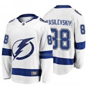 Maglia Hockey Tampa Bay Lightning Andrei Vasilevskiy 2019 Away Breakaway Bianco