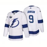 Maglia Hockey Tampa Bay Lightning Tyler Johnson 2018 Bianco