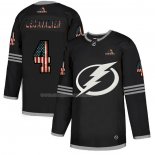 Maglia Hockey Tampa Bay Lightning Vincent Lecavalier 2020 USA Flag Nero