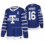 Maglia Hockey Toronto Maple Leafs Mitchell Marner Throwback Autentico Blu